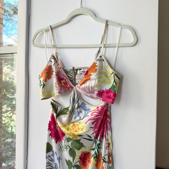 Reformation Poppies Silk Maxi Dress 0 in Fabrizia Floral - Picture 6 of 14